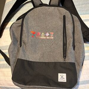 Leeds Merchant and Craft Backpack with 7-11 emblems.